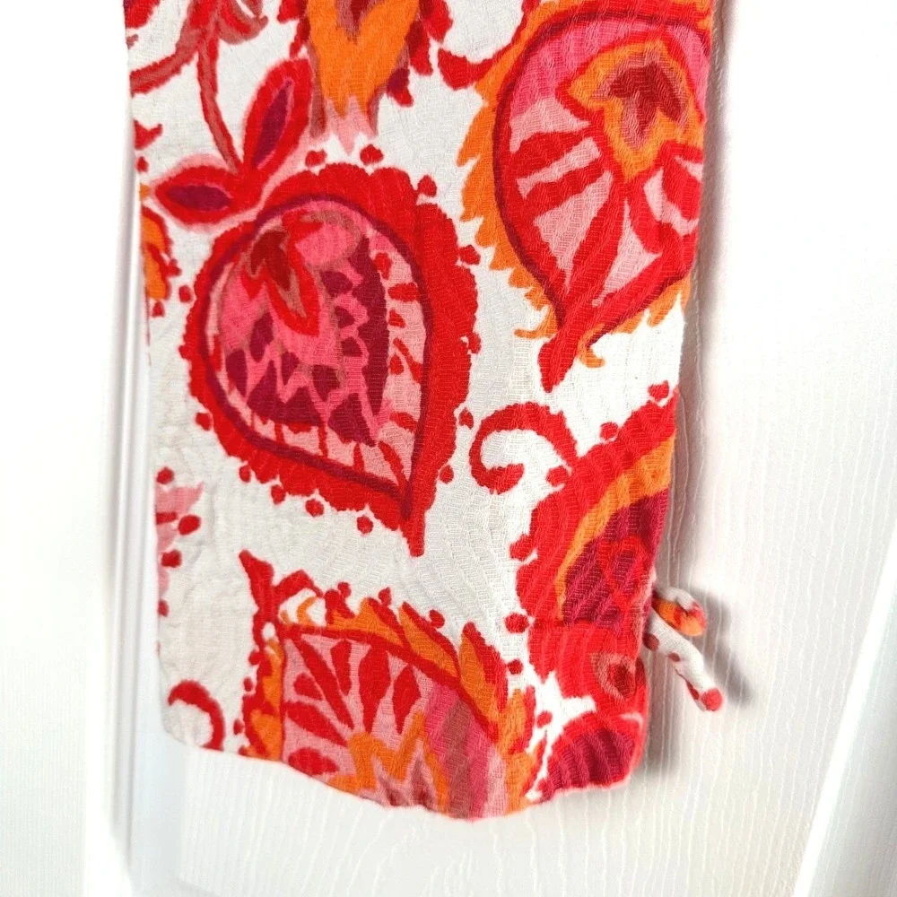 Kate Spade New York Marti Pants Palm Springs Coral Paisley Cropped Pants4